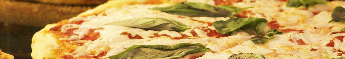 Eating Italian Pizza at Sal's Ristorante & Pizzeria restaurant in Boston, MA.